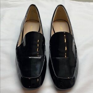 Nine West Beige and Black Loafers